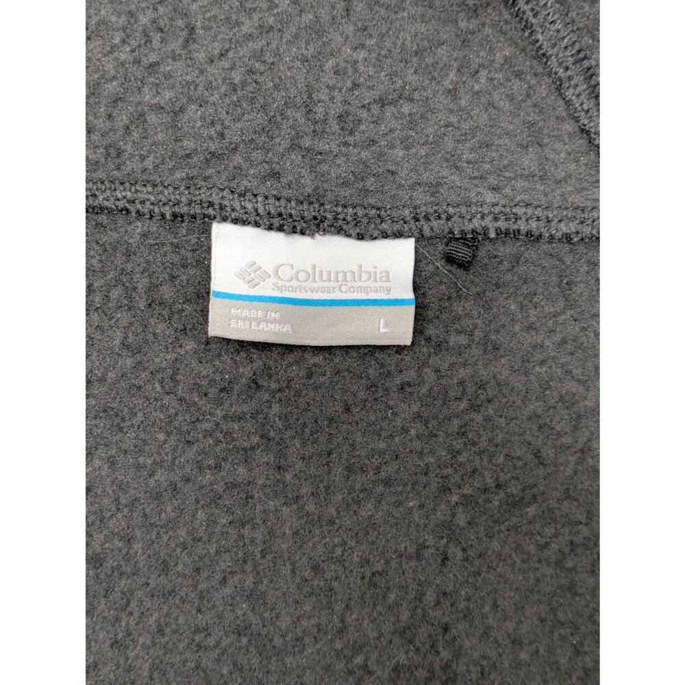 Women's Chicago Bulls Columbia Black Sweater Large Quarter-Snap Hoodie - Picture 6 of 7
